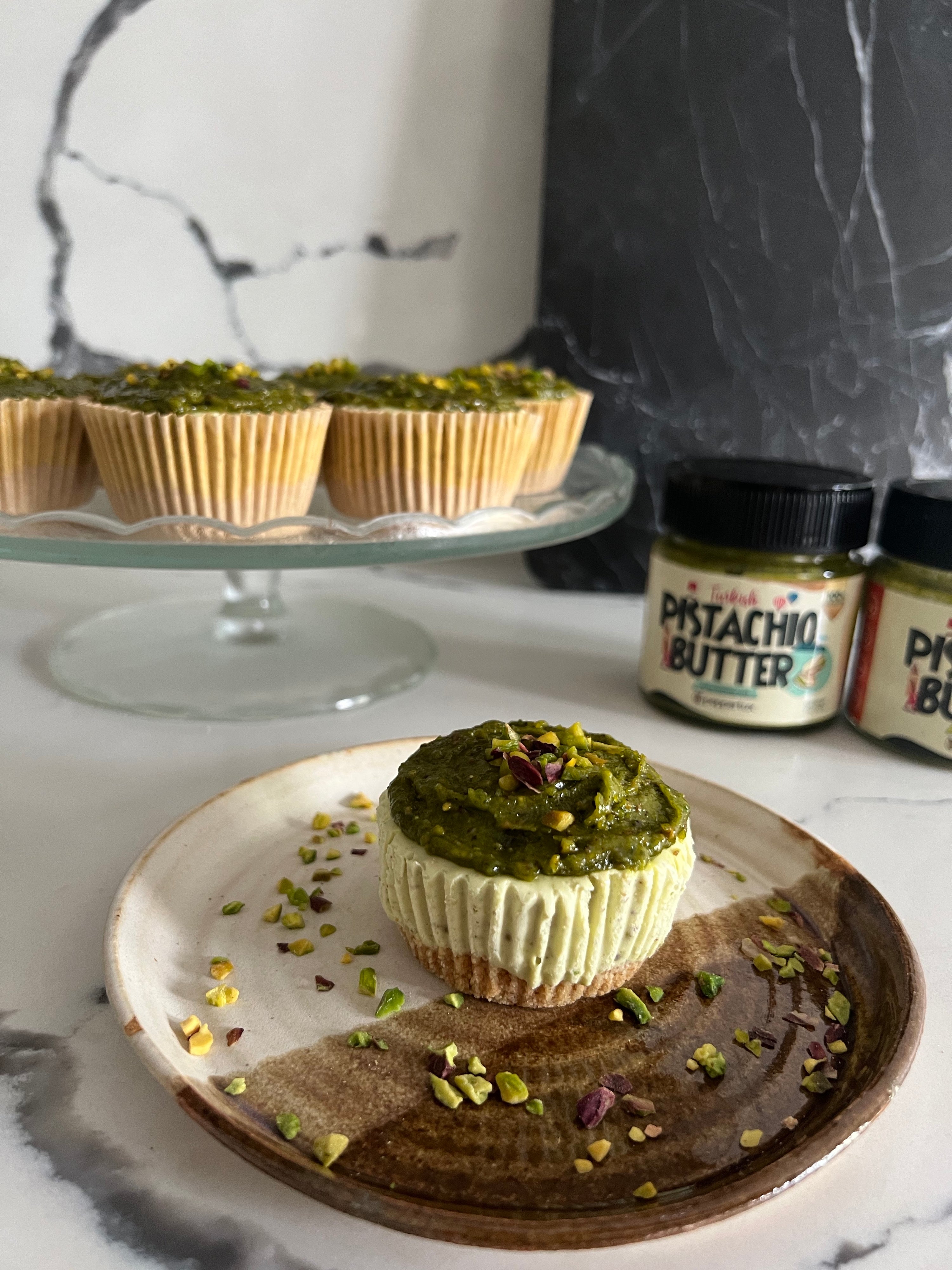 cheesecake recipe, pistachio cheesecakes, pistachio butter, pistachio spread