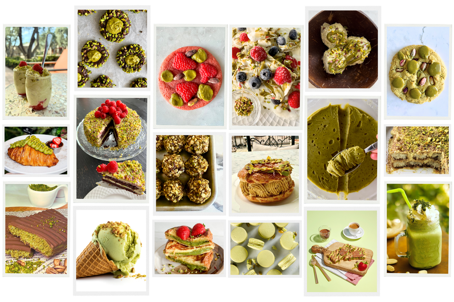 ways to use pistachio butter, ways to use pistachio cream, pistachio ice cream, pistachio cookies, pistachio brownies, pistachio croissant, pistachio milkshake, pistachio cake, pistachio chocolate, dubai chocolate, knafeh chocolate, kataifi chocolate