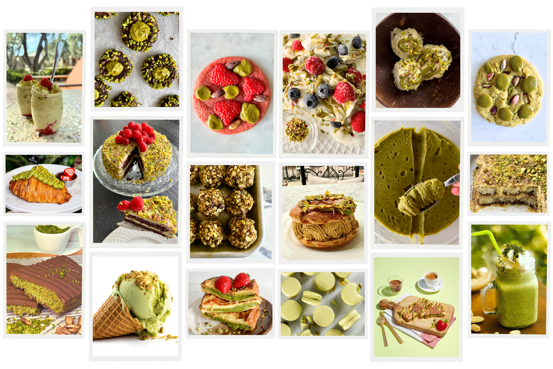 ways to use pistachio butter, ways to use pistachio cream, pistachio ice cream, pistachio cookies, pistachio brownies, pistachio croissant, pistachio milkshake, pistachio cake, pistachio chocolate, dubai chocolate, knafeh chocolate, kataifi chocolate