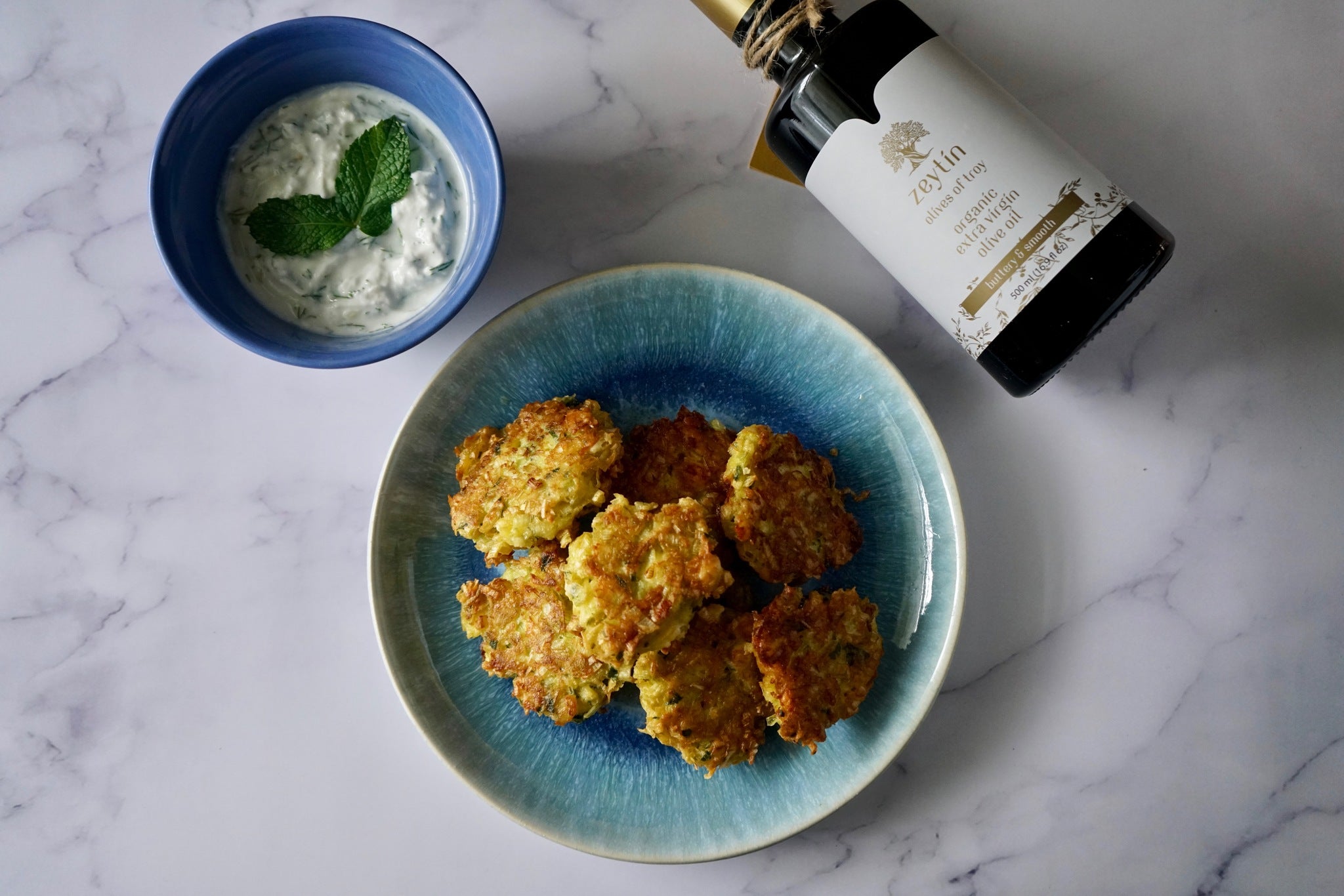 Leek Fritters (Mucver) with Yogurt Dip (tastes SOOO much better than it sounds!)