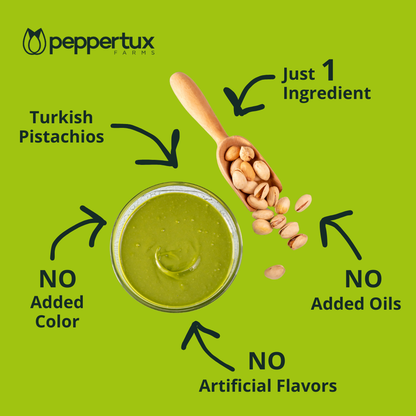 Turkish 100% Pistachio Butter - Unsweetened (30 DAY STOCK)