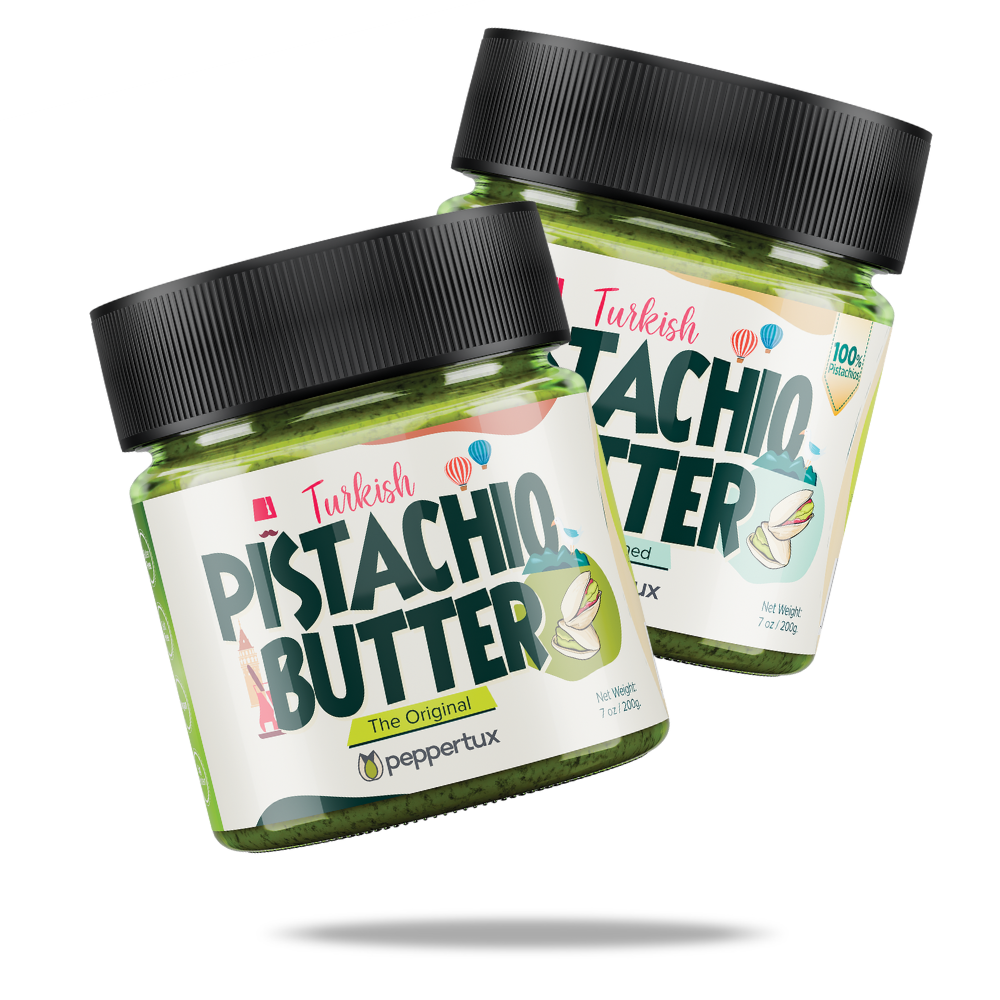 Pistachio Butter Tasting - 2 JARS (Unsweetened &amp; The Original)