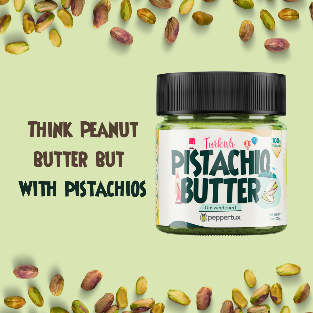 Pistachio Butter Tasting - 2 JARS (Unsweetened &amp; The Original)