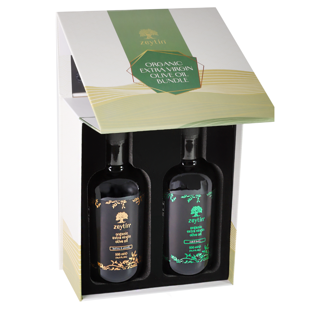 Zeytin Tasting Bundle 500ml - 1L Sampling Set (Two 500 ml Bottles)